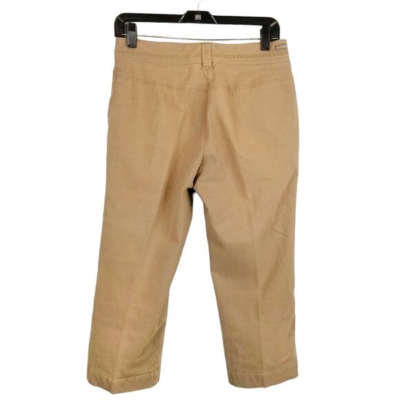 Woolrich Women's Khaki Cropped Capri Pants Size 4 - Picture 2 of 7